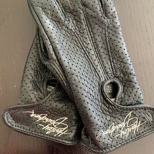 Black Leather Harley-Davidson Women’s Gloves XS